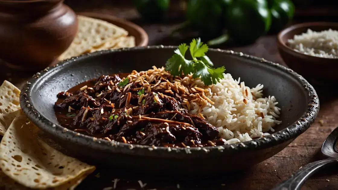 Mole poblano tradicional receita