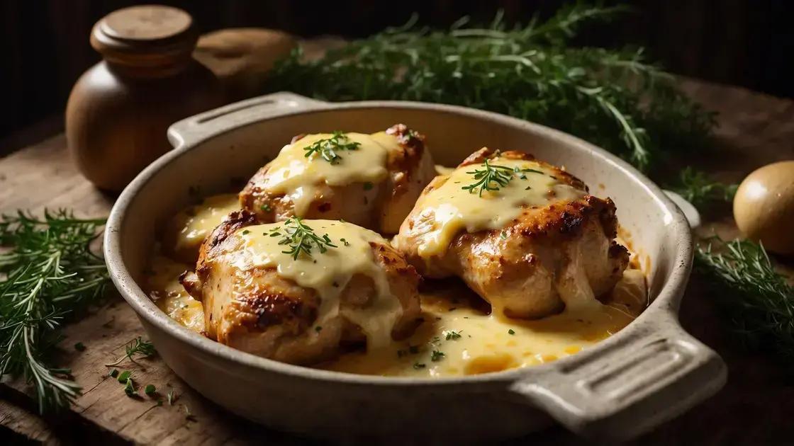 Sobrecoxa com queijo