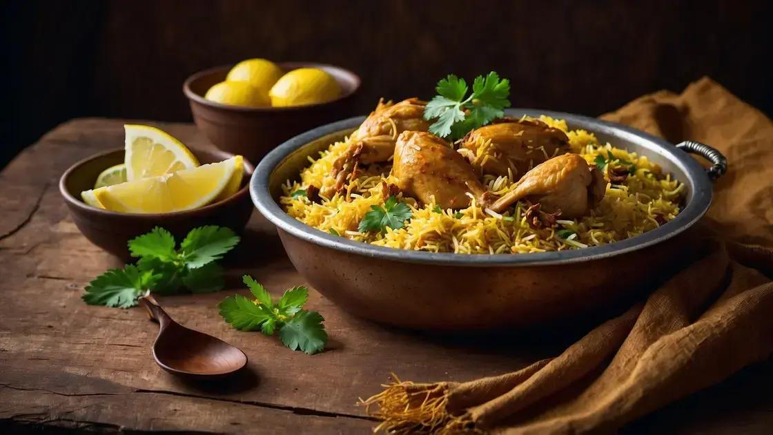 biryani de frango tradicional receita