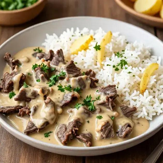 como fazer strogonoff de carne