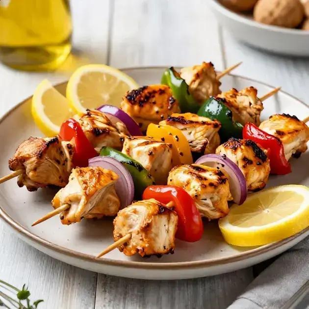 souvlaki fácil receita