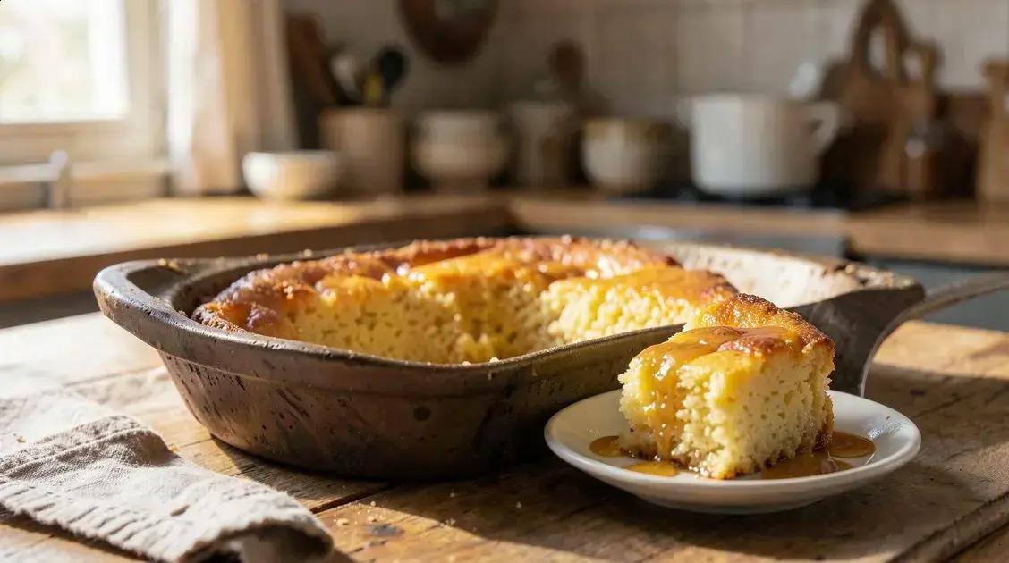 malva pudding fácil receita
