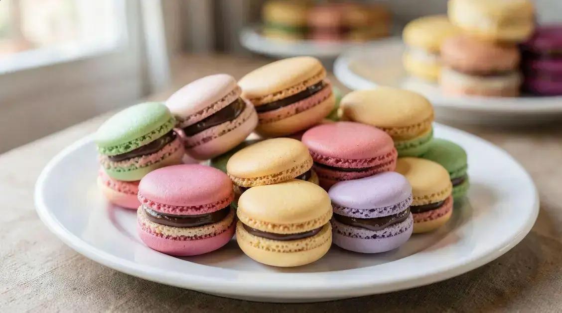 passo a passo macaron francês