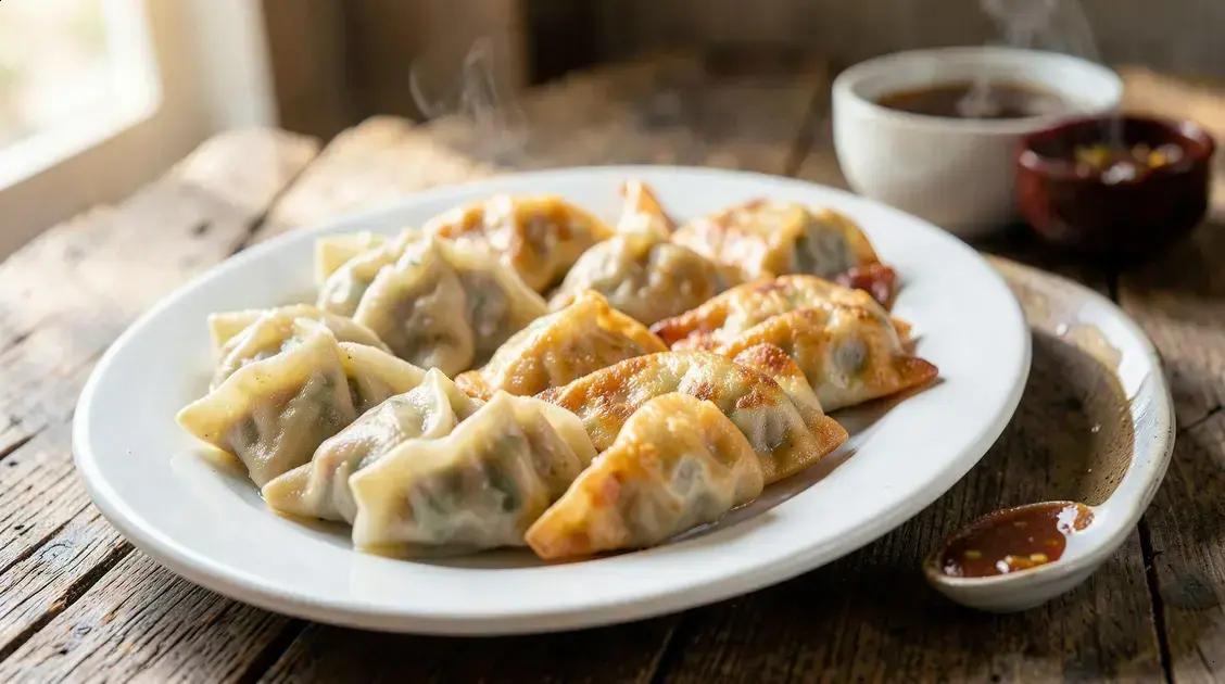 pastéis chineses jiaozi