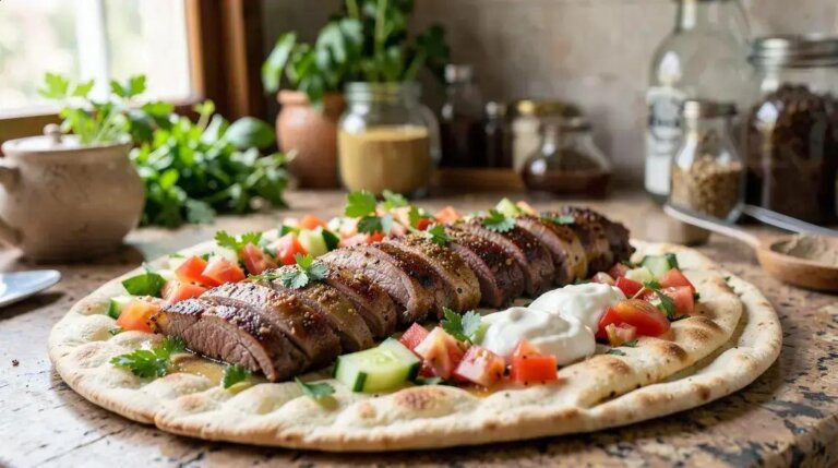 shawarma de cordeiro