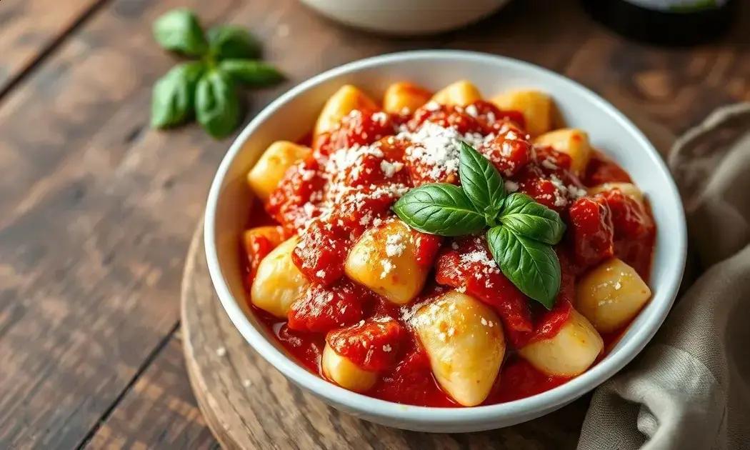 gnocchi ao sugo low carb