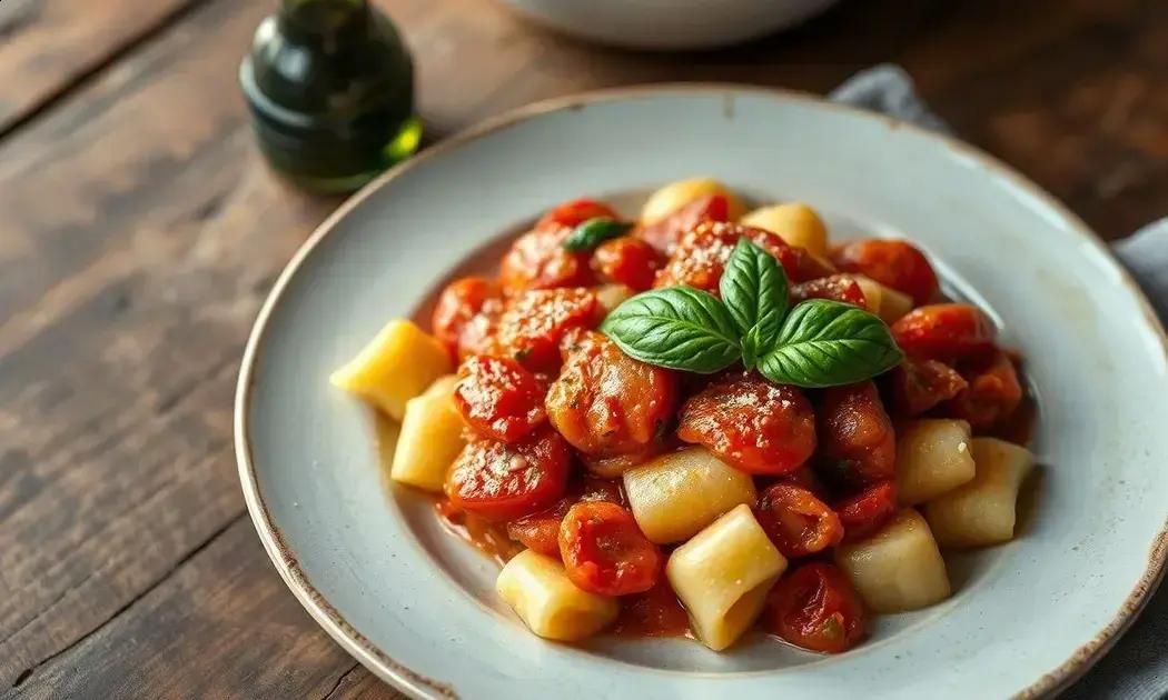 gnocchi ao sugo sem glúten fácil receita