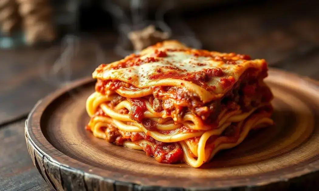 lasanha à bolonhesa picante