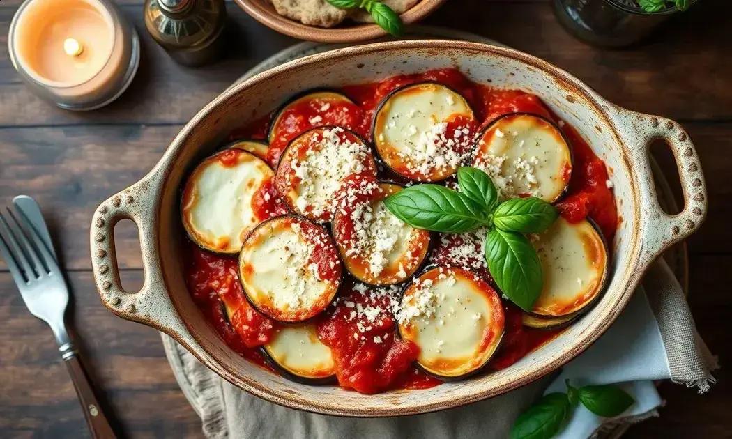 parmigiana de berinjela low carb