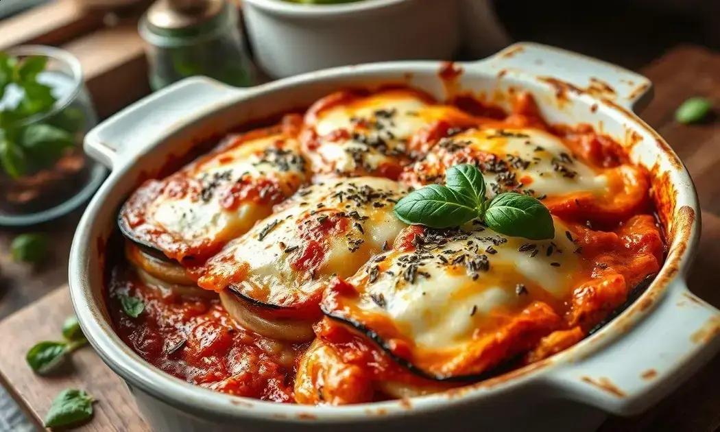 parmigiana de berinjela vegetariano