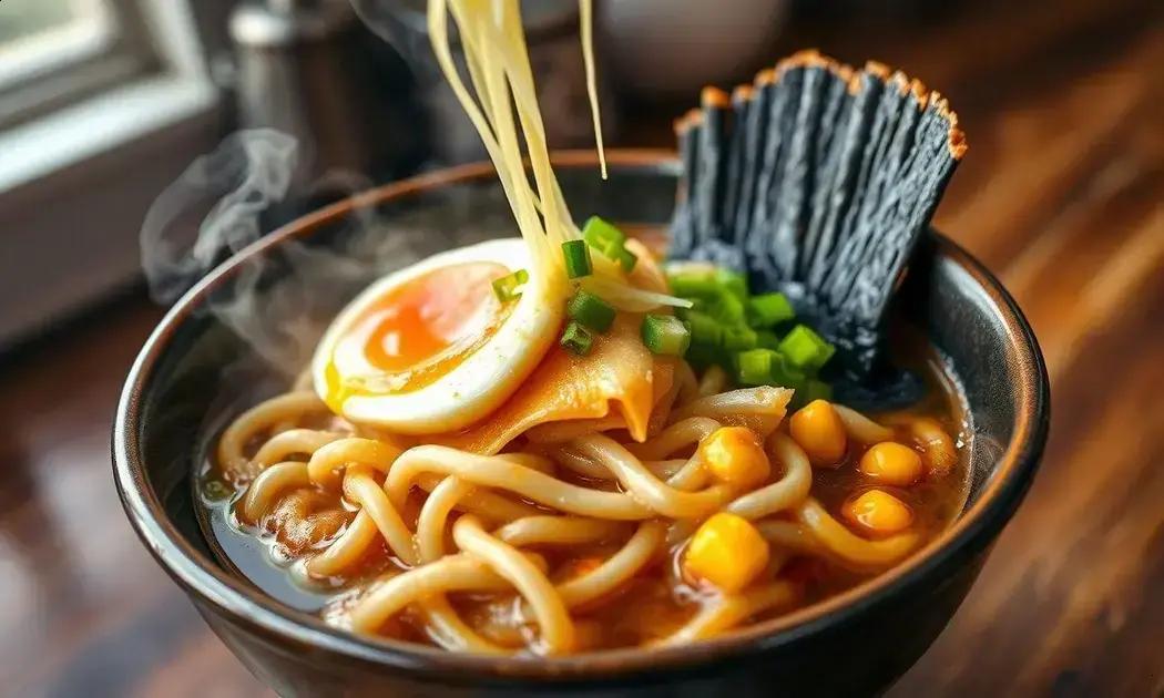 ramen shoyu com queijo
