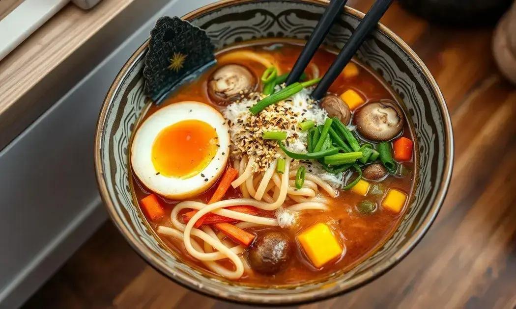 Ramen shoyu vegetariano