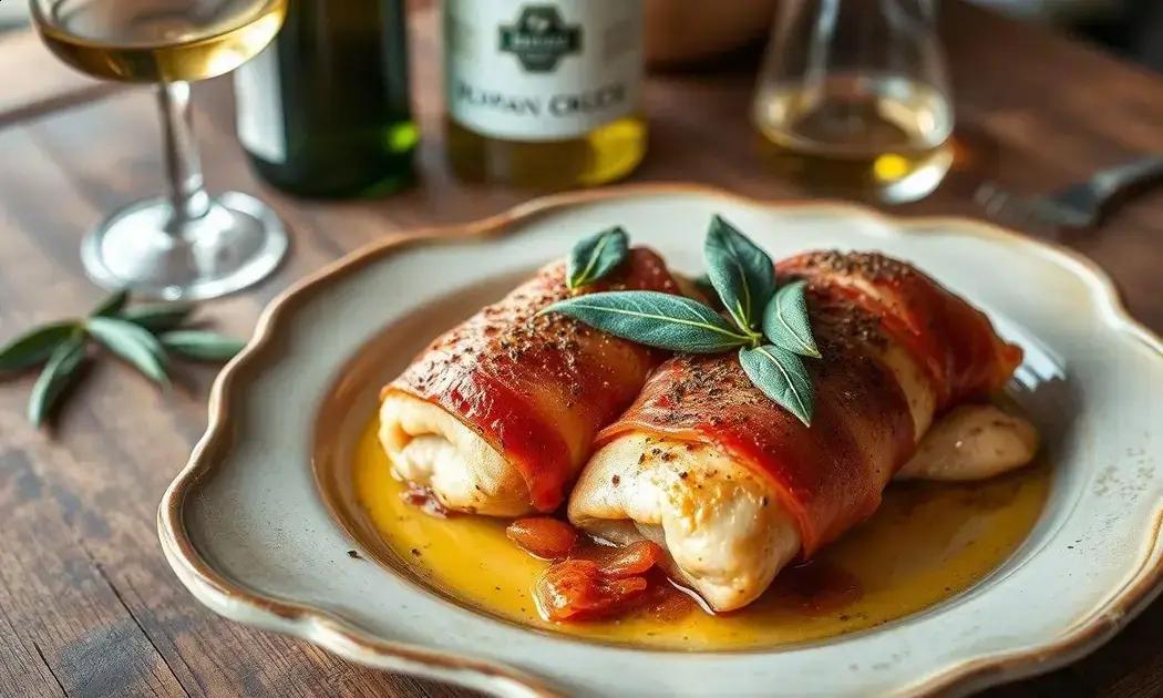 saltimbocca alla romana sem glúten