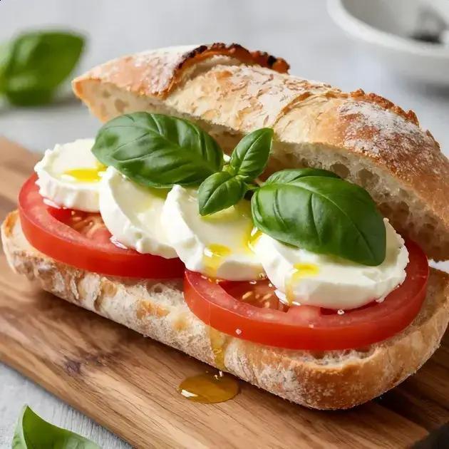 Sanduíche caprese