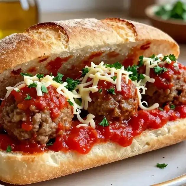 sanduíche de almôndega tradicional