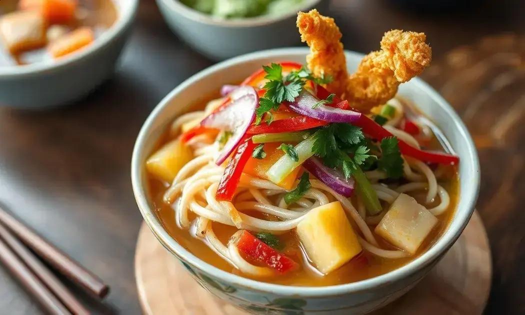 udon tempurá low carb