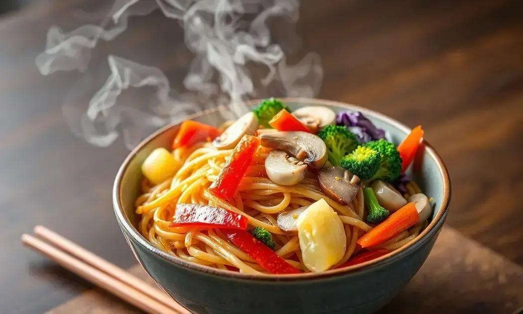 yakisoba clássico vegetariano