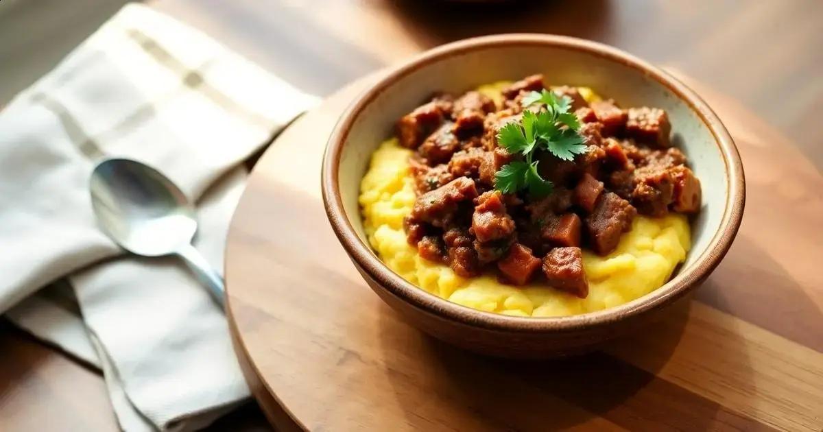 Polenta com ragu — Mediterranean Diet Hub