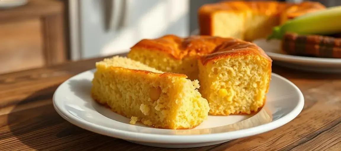 Bolo de milho cremoso — Mediterranean Diet Hub