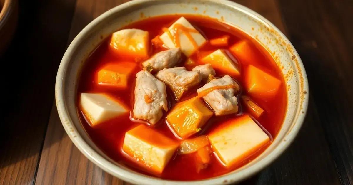 kimchi jjigae tradicional — Mediterranean Diet Hub