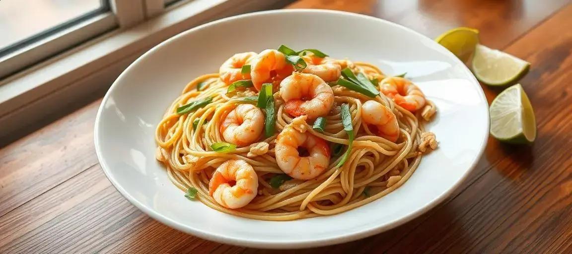 Pad thai tradicional receita — Mediterranean Diet Hub