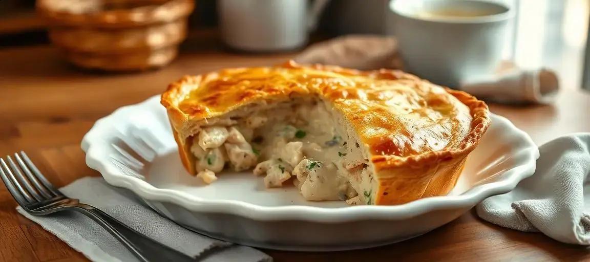 torta de frango cremosa — Mediterranean Diet Hub