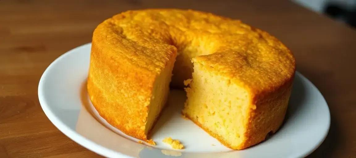 Bolo de fubá cremoso — Mediterranean Diet Hub