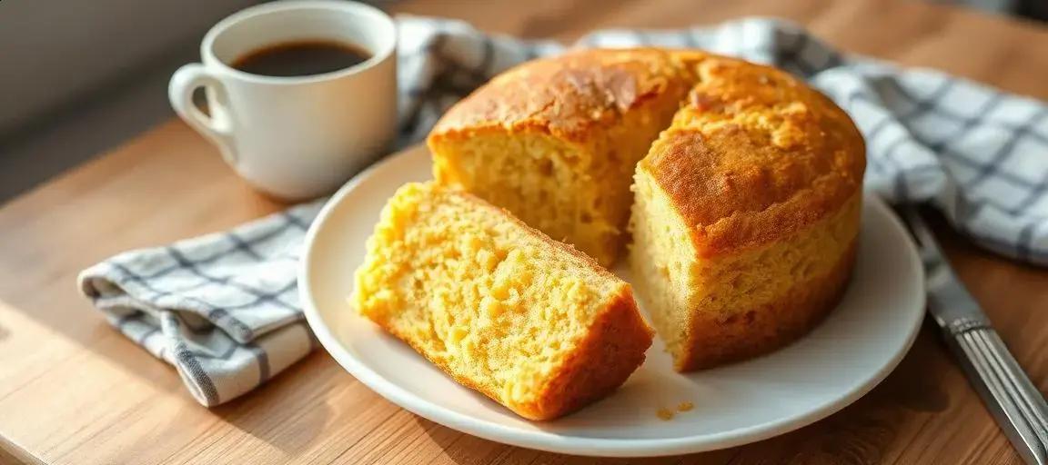 Bolo de fubá de liquidificador — Mediterranean Diet Hub